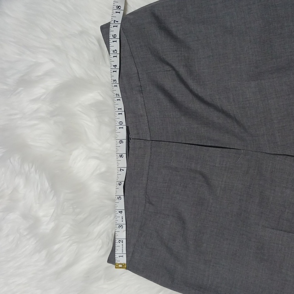 Kasper size 12 Grey career slacks/pants, lined like new - Picture 5 of 11